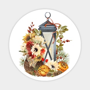 Fall Lantern A Magnet